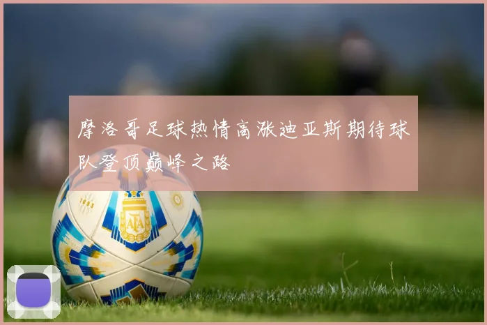 摩洛哥足球热情高涨迪亚斯期待球队登顶巅峰之路