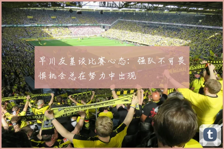早川友基谈比赛心态：强队不可畏惧机会总在努力中出现